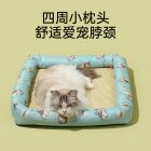 猫窝夏季藤编猫窝狗窝可拆洗宠物猫垫子狗窝狗狗睡垫透气床用品