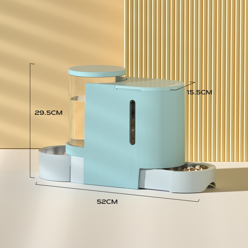 MPETS宠物饮水机自动喂食器猫大容量猫咪狗喂水一体投食机二合一