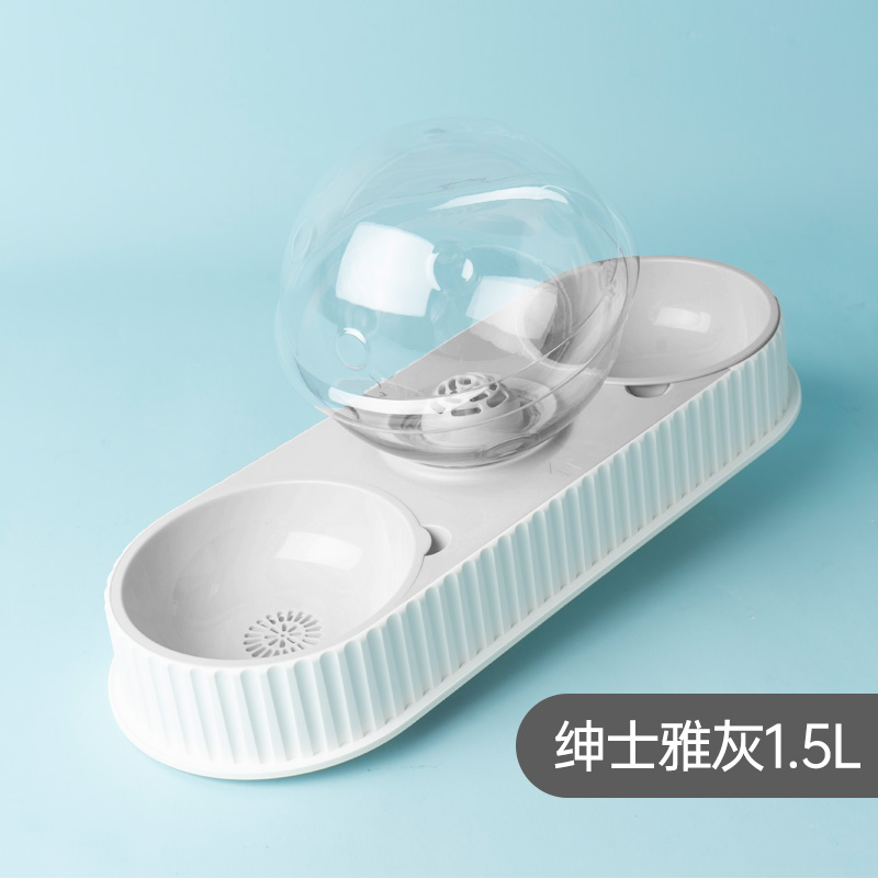 猫咪流动饮水机不插电宠物猫碗食盆狗狗饮水器猫自动喂食喝水神器