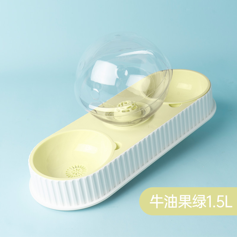 猫咪流动饮水机不插电宠物猫碗食盆狗狗饮水器猫自动喂食喝水神器